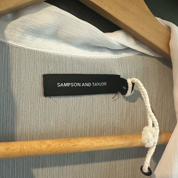 Nick Semi Sheer Rib Shirt White - Picture 3 of 3